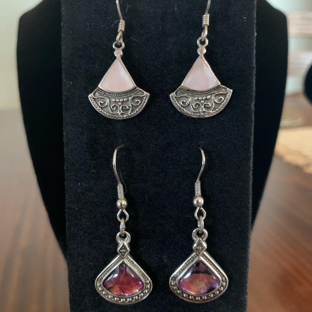 Shell & Filigree Earrings
